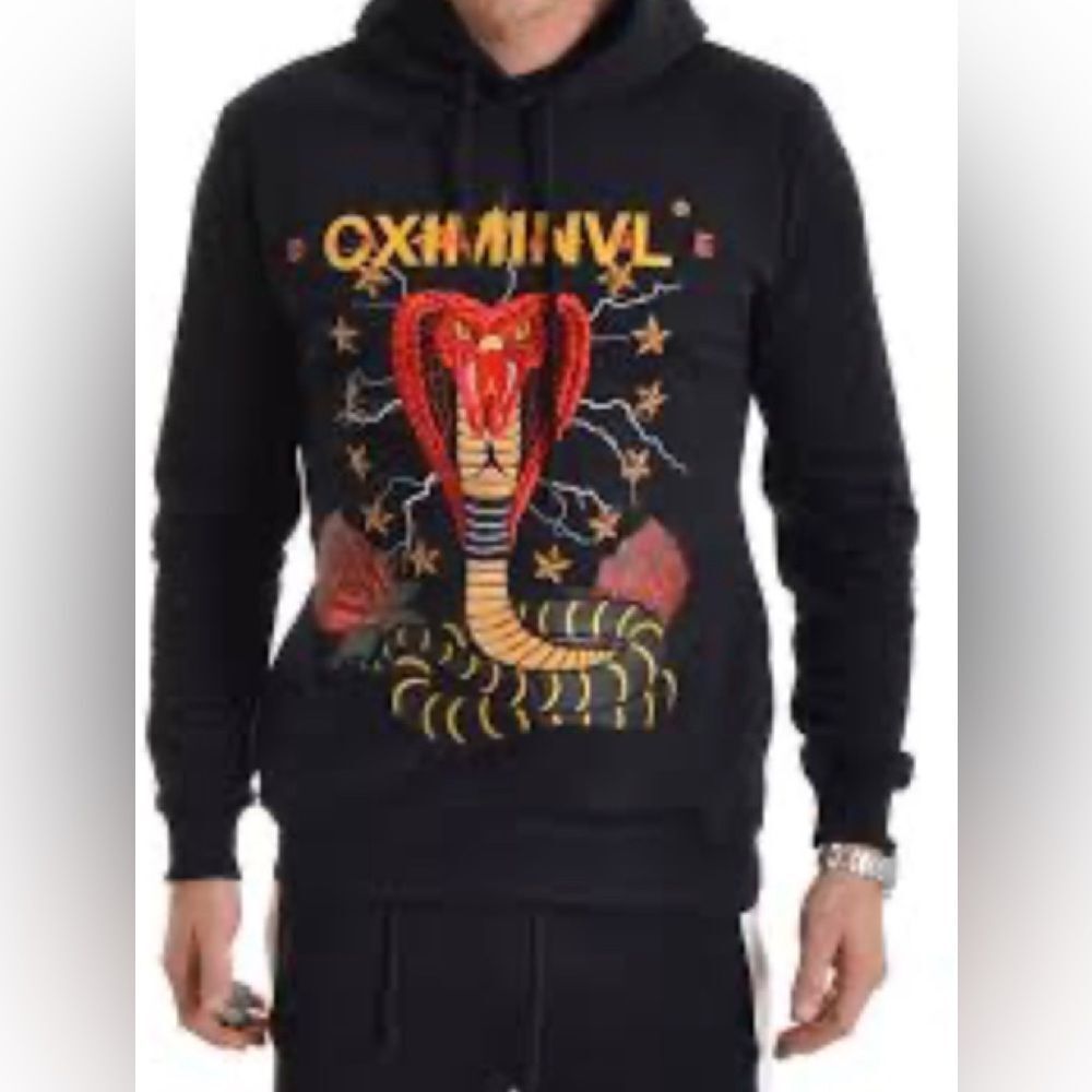 CRIMINAL DAMAGE Men’s Hoodie Snake size M
